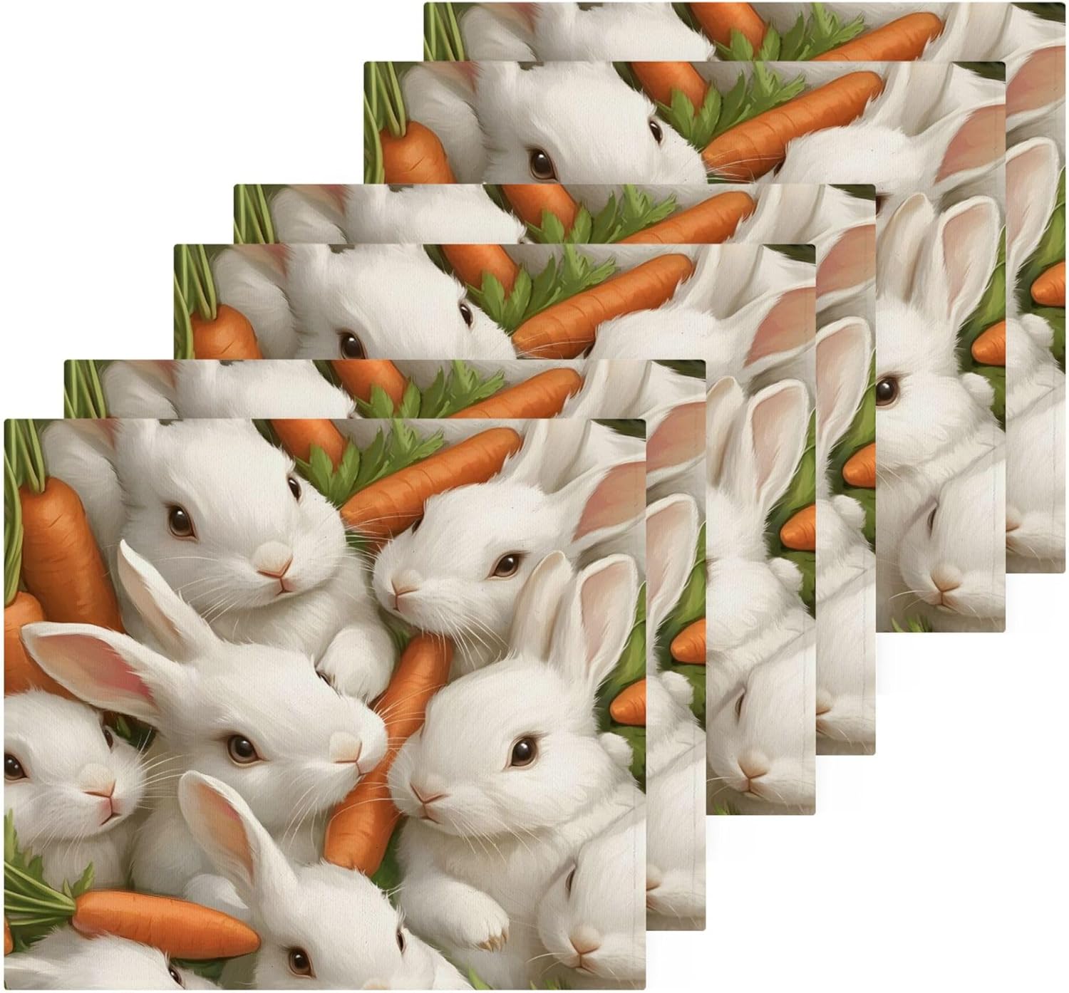 Luxurious Rabbit Washcloth Set for Babies and Kids