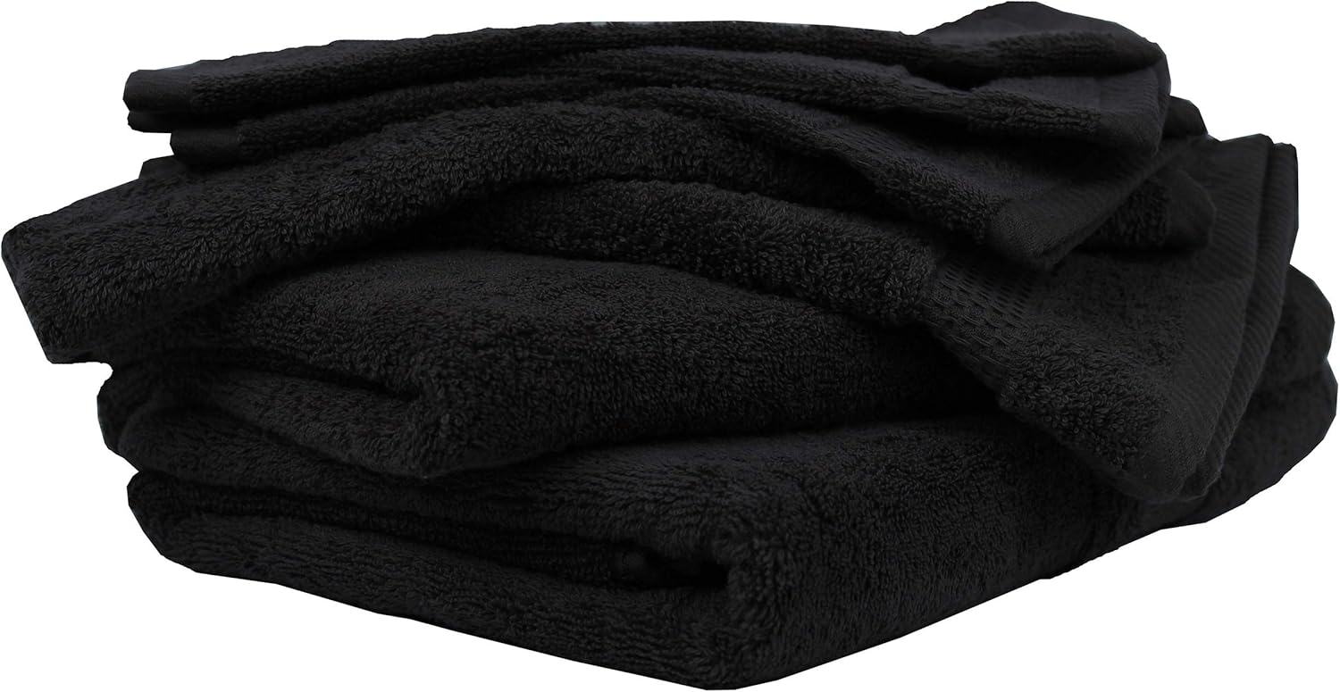 8-Piece Luxurious Combed Cotton Towel Set