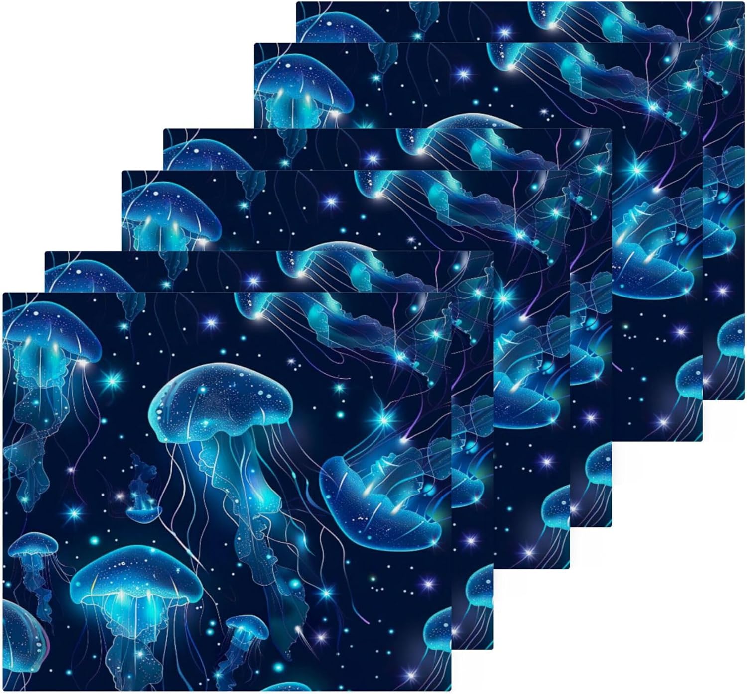 Glowing Glow Washcloths Set