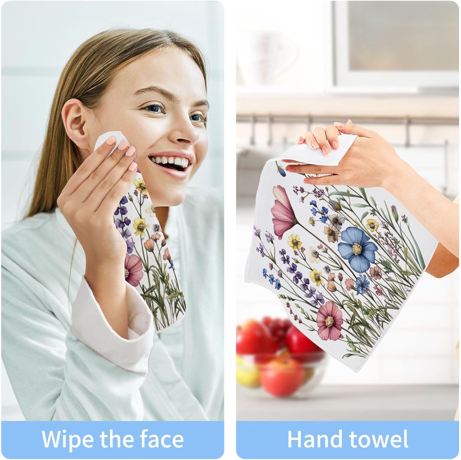 Eco-Friendly Washcloth Set - Fast Drying Durable Towels for All Uses