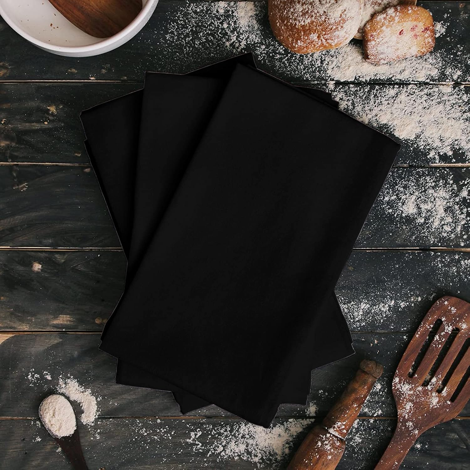 4-Pack Multi-Purpose Kitchen Towels Absorbent Durable and Easy to Dry