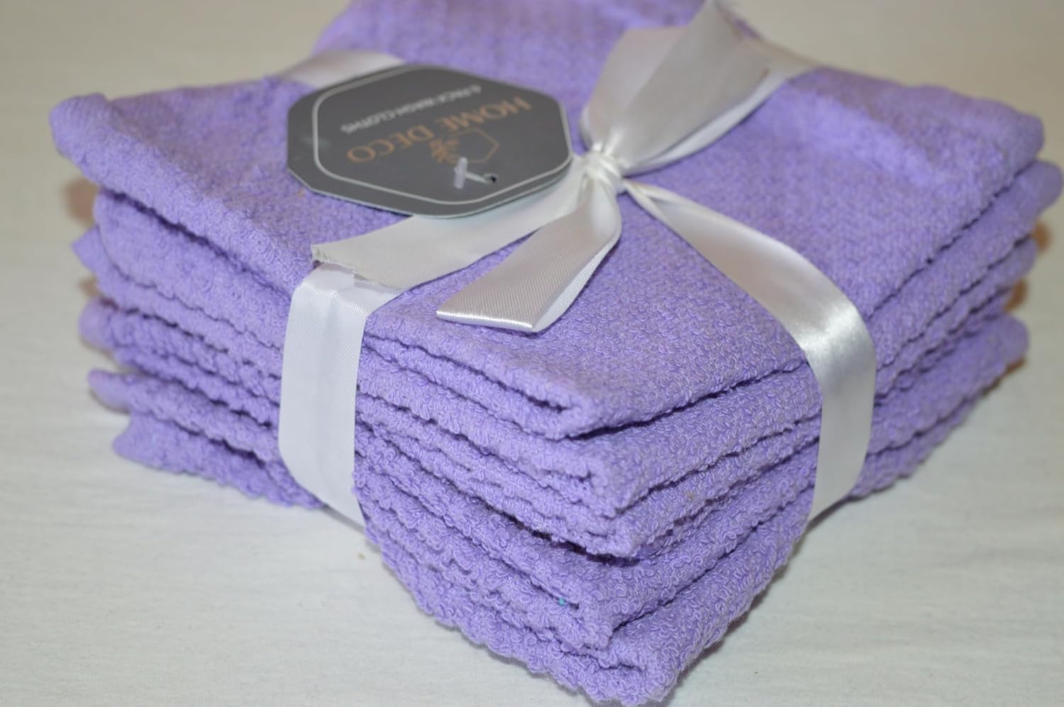 100 Cotton Washcloths Set of 6 Made in India