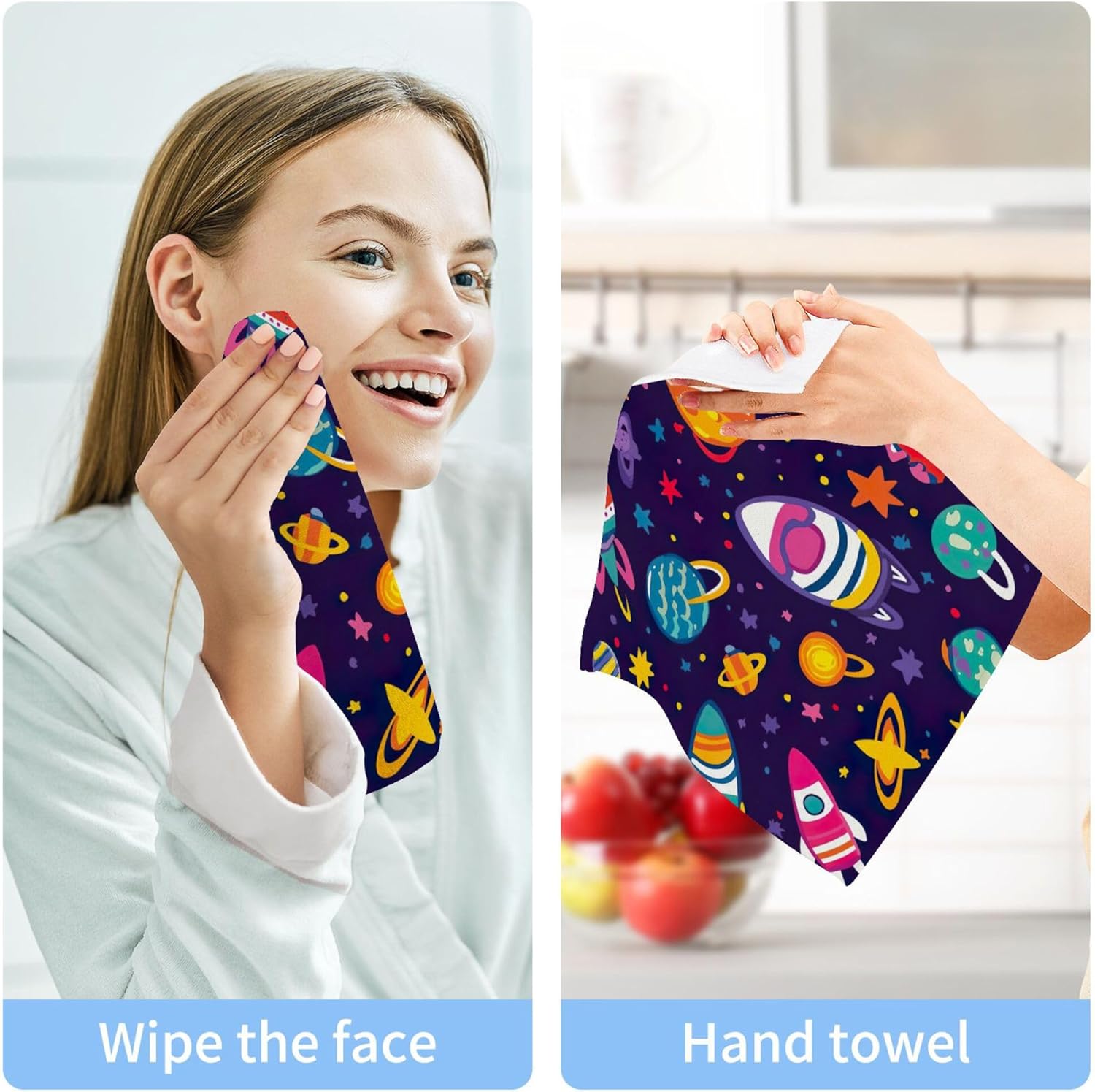 Xigua Premium Cotton Washcloths Set