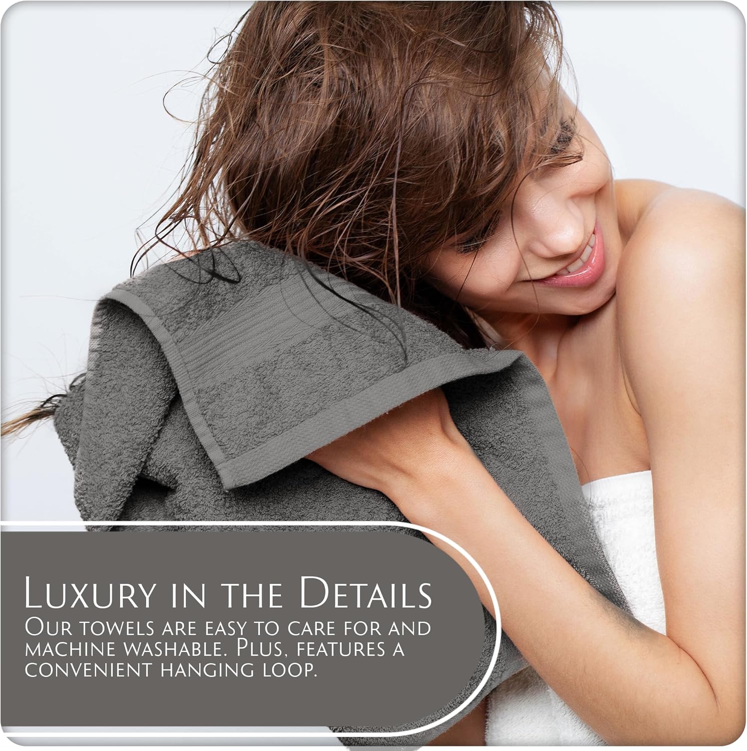 MAURA Washcloth Set Luxury 10x10