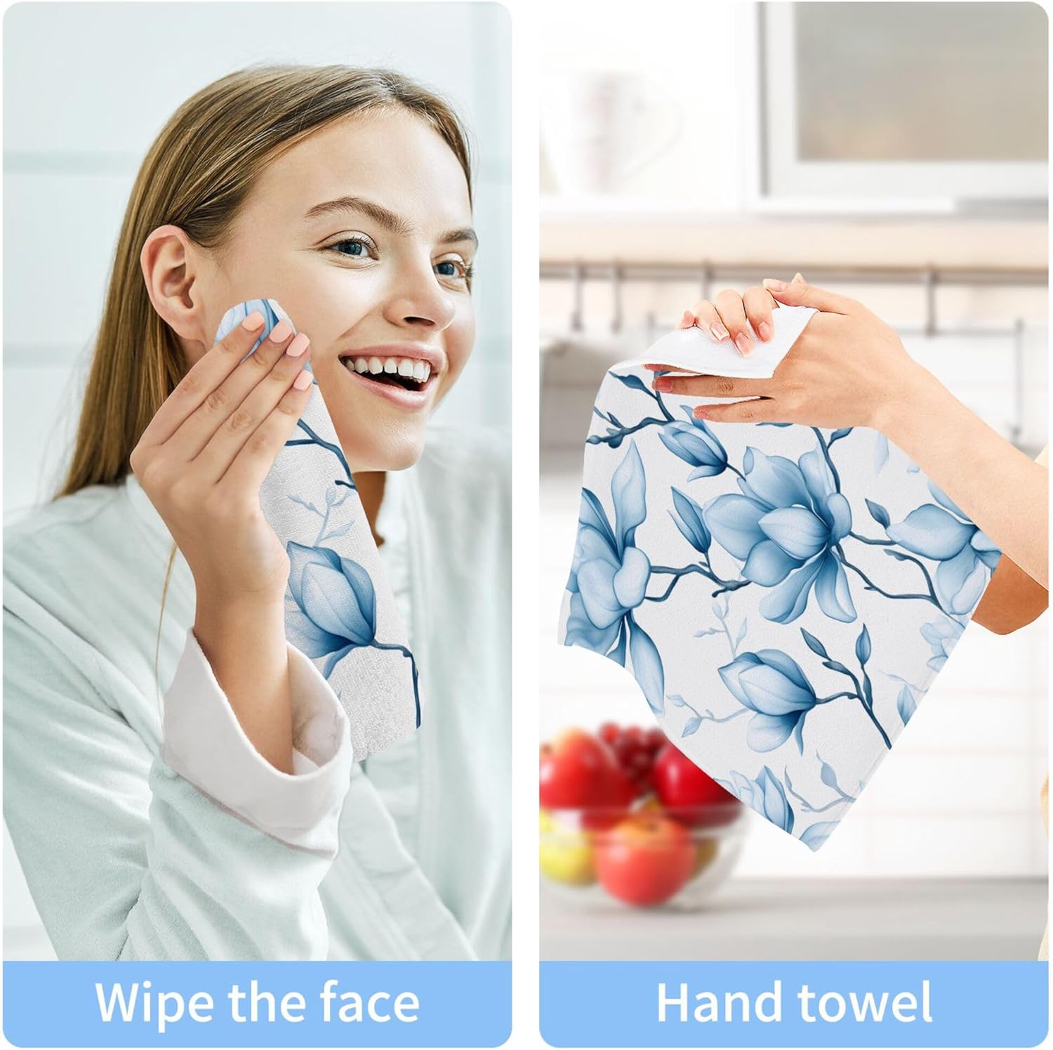 Xigua Eco-Friendly 12x12 Cotton Fast-Drying Wash Cloths for Home Travel