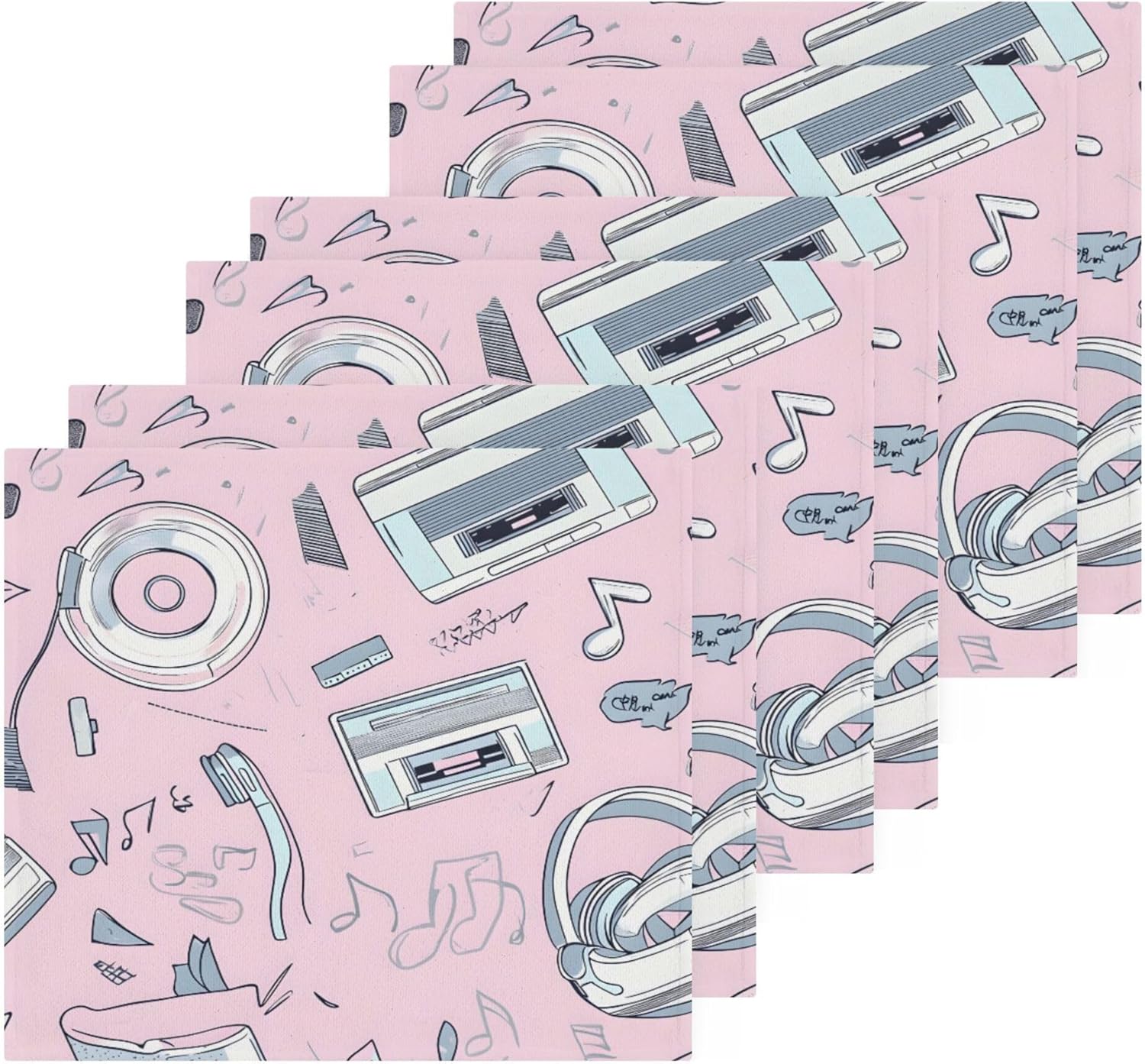 Premium Absorbent Cassette Tapes Washcloths for Fast Dry Individuals