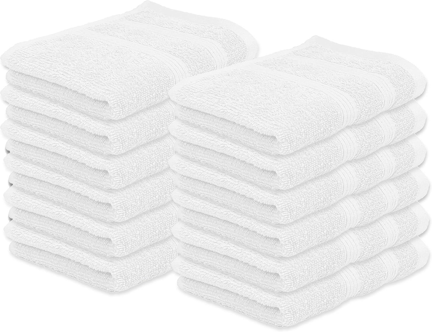 Kaufman Premium Washcloth Set of 12 13x13 Inches