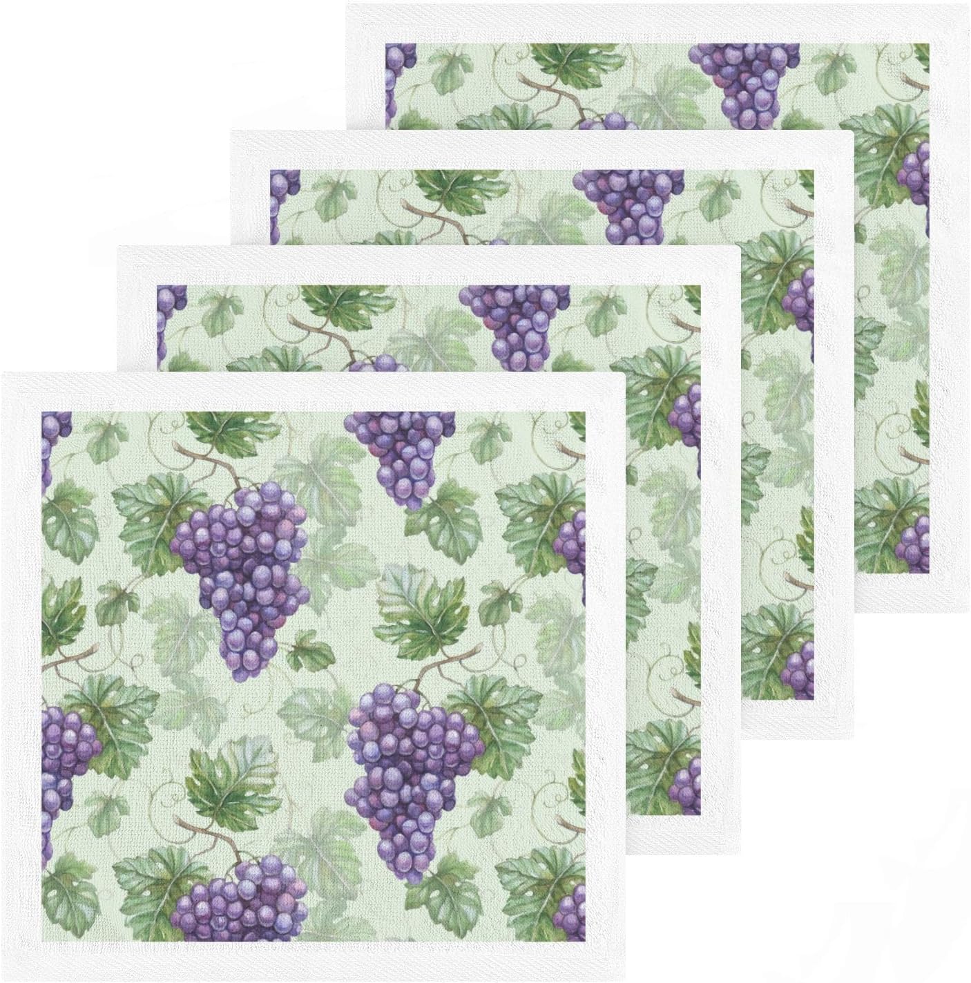 Highly Absorbent Cotton Washcloth Set
