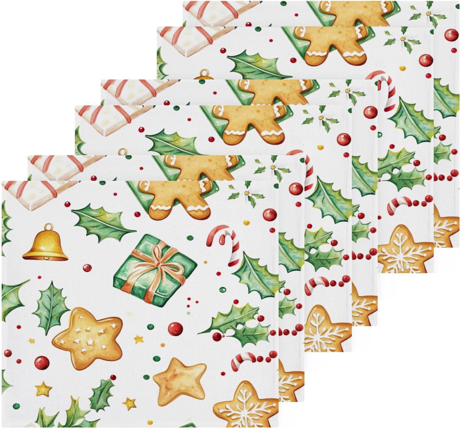 Xigua Christmas Washcloth Trio