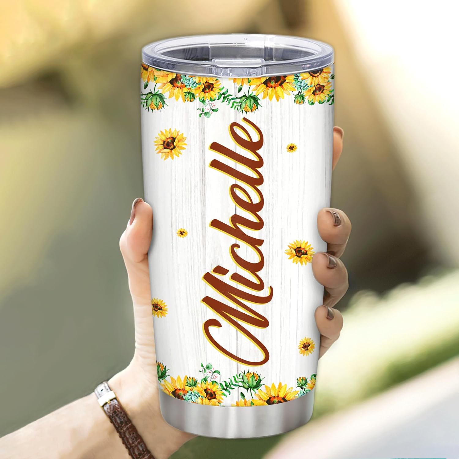 Hyturtle Custom Otter Tumbler 20oz With Flip Lid