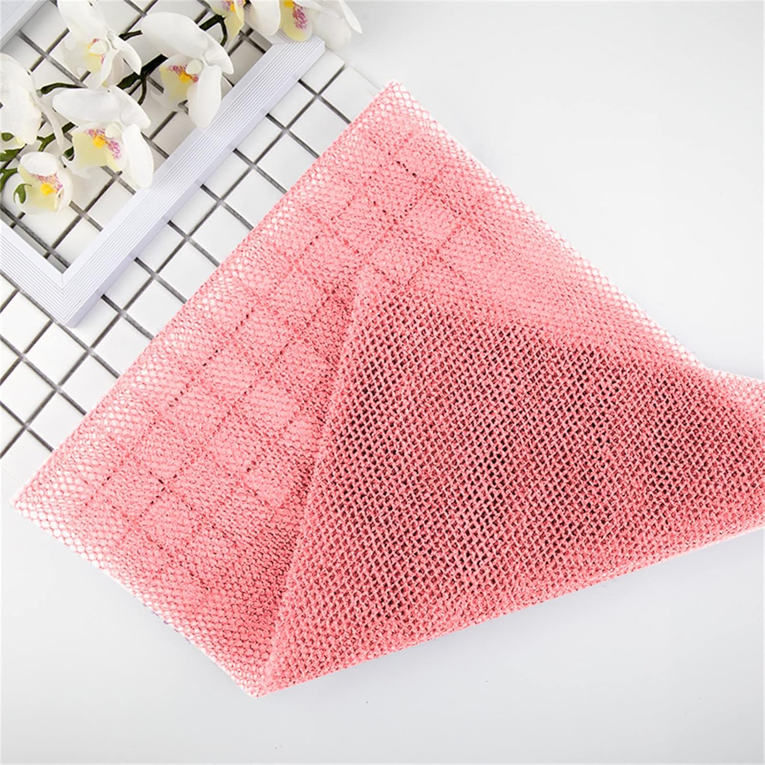 GenericBody Exfoliating Cloth Stretchy Reusable Washcloth 32 Stretch Net Body Care Tool
