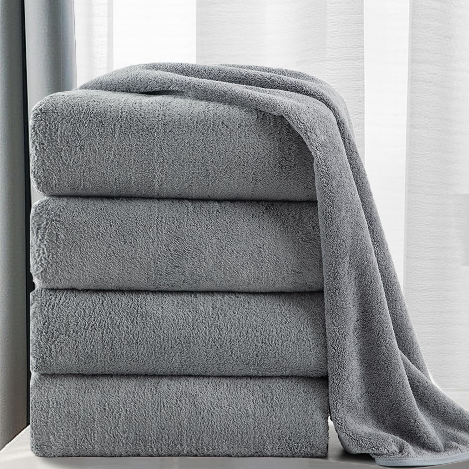 SOFT STURDY OVERSIZE BATH TOWEL SET