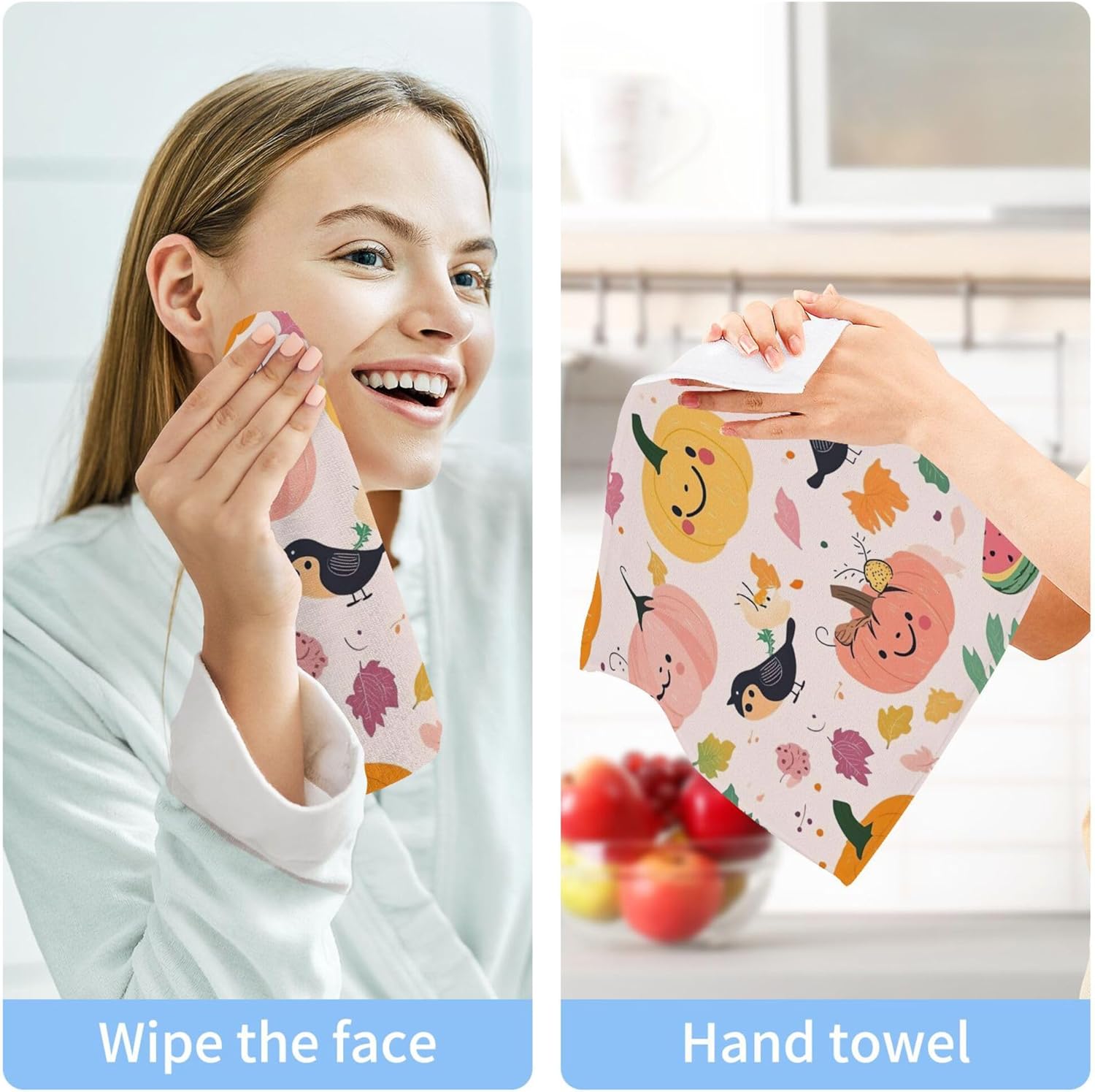 Endless USA Autumn Harvest Washcloth Set