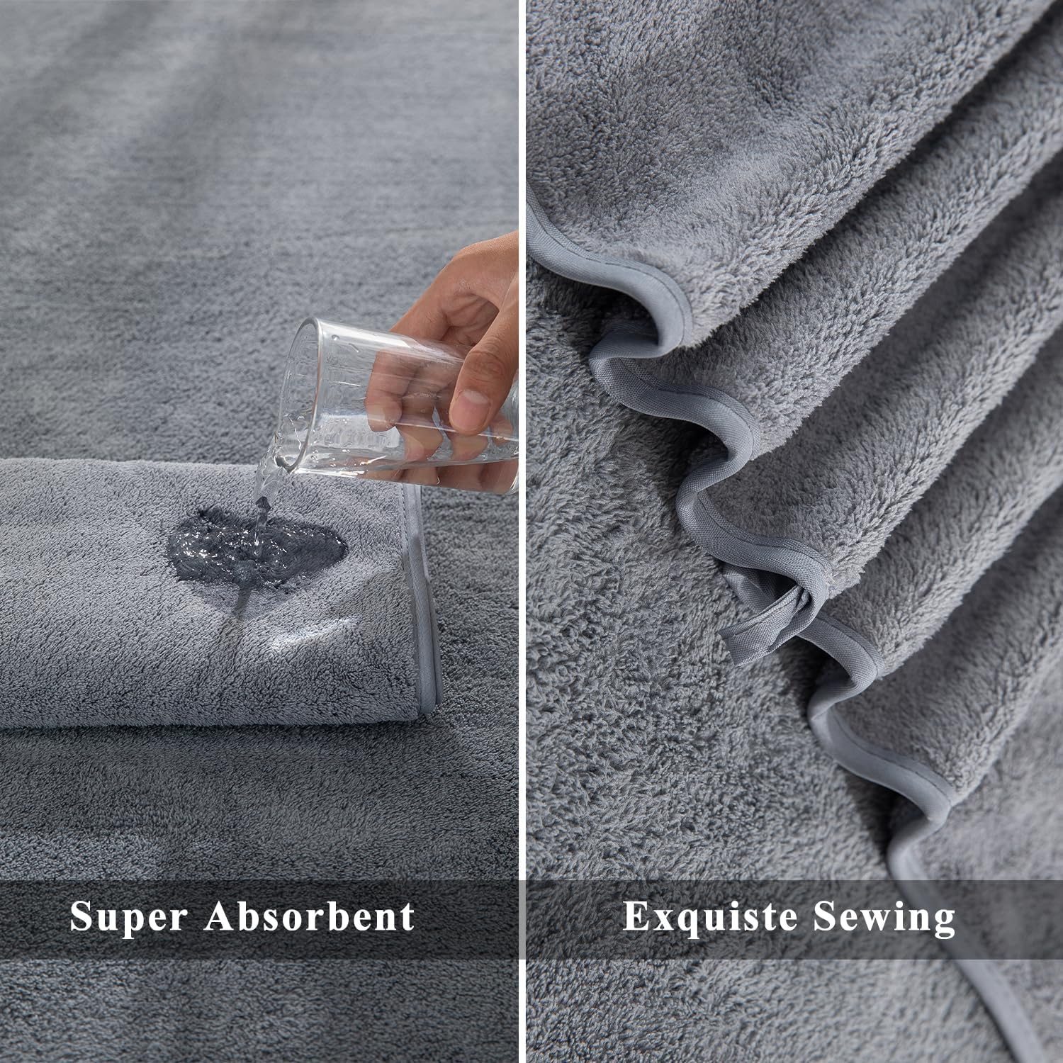 SOFT STURDY OVERSIZE BATH TOWEL SET