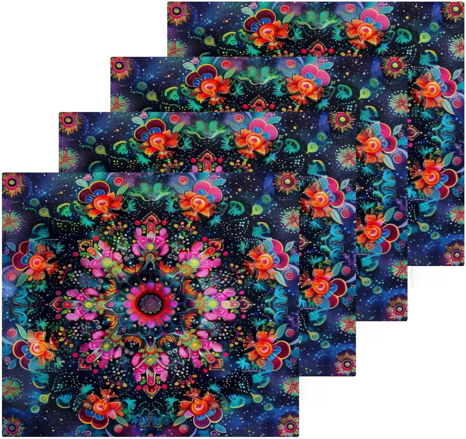 Xigua Mandala Washcloths Set