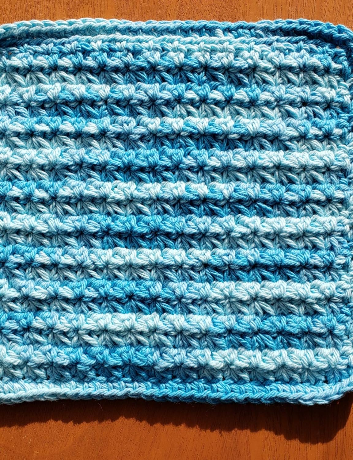 Handmade crochet washcloths dishcloths thick 100 cotton pool set