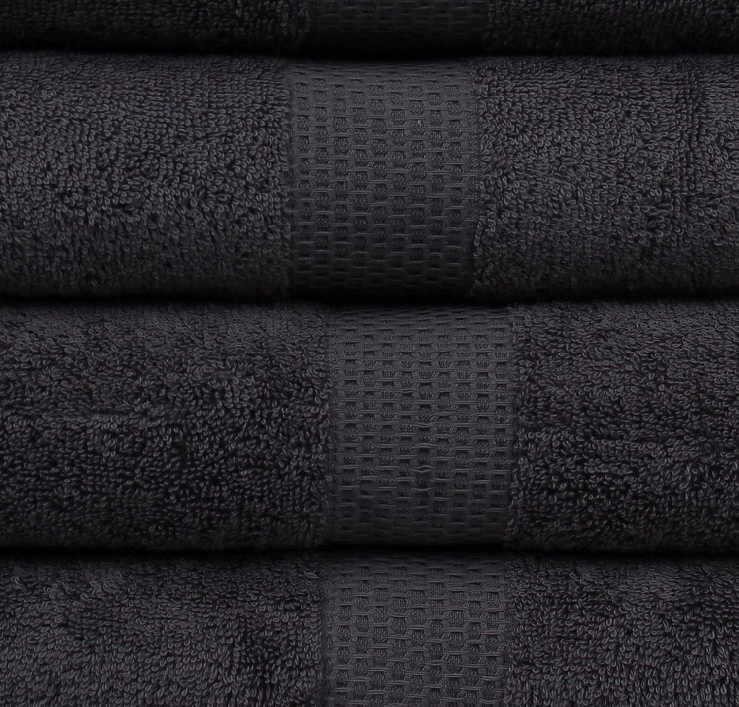8-Piece Luxurious Combed Cotton Towel Set