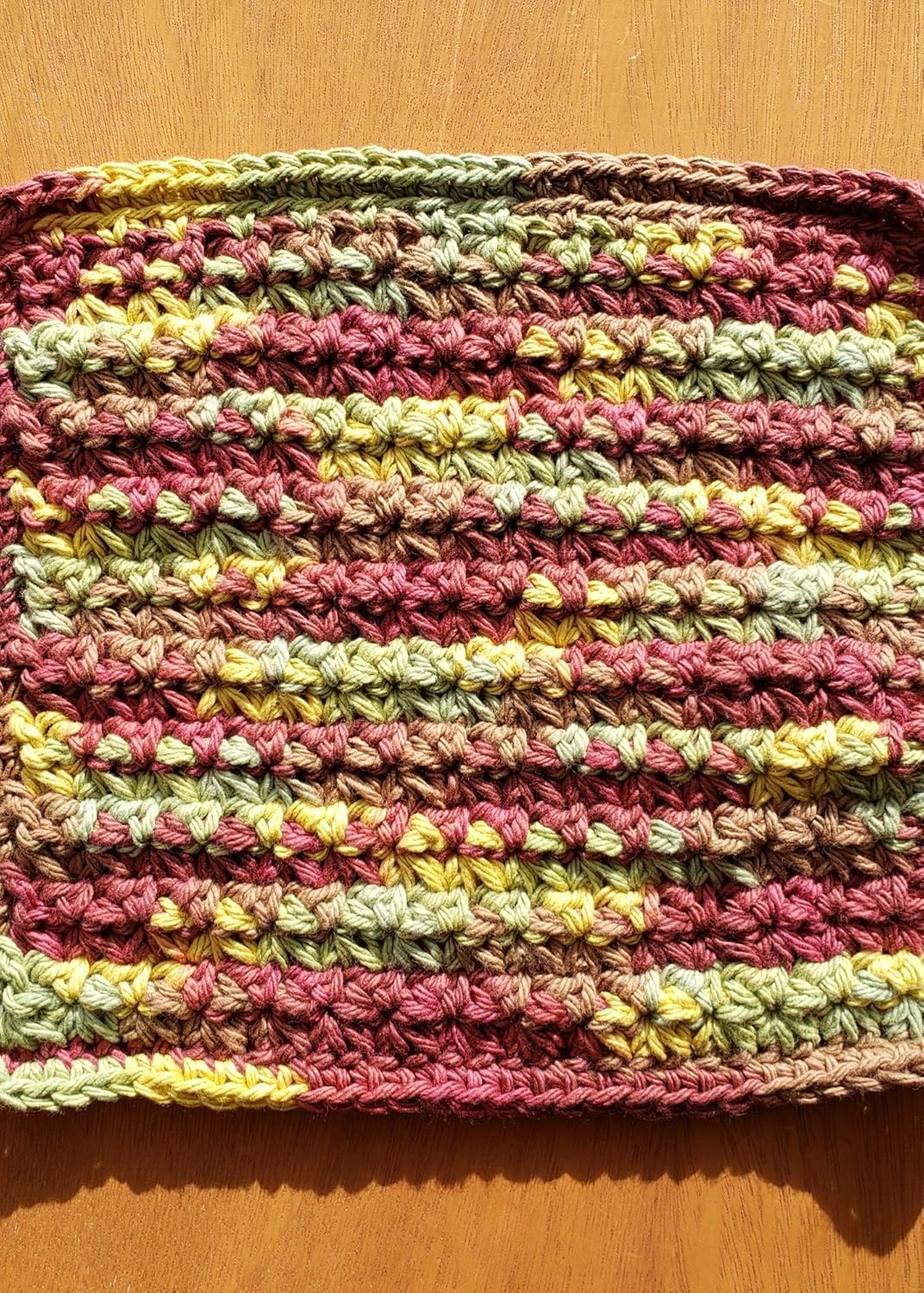 Handmade Autumn Leaves Washcloths Dishcloths Set