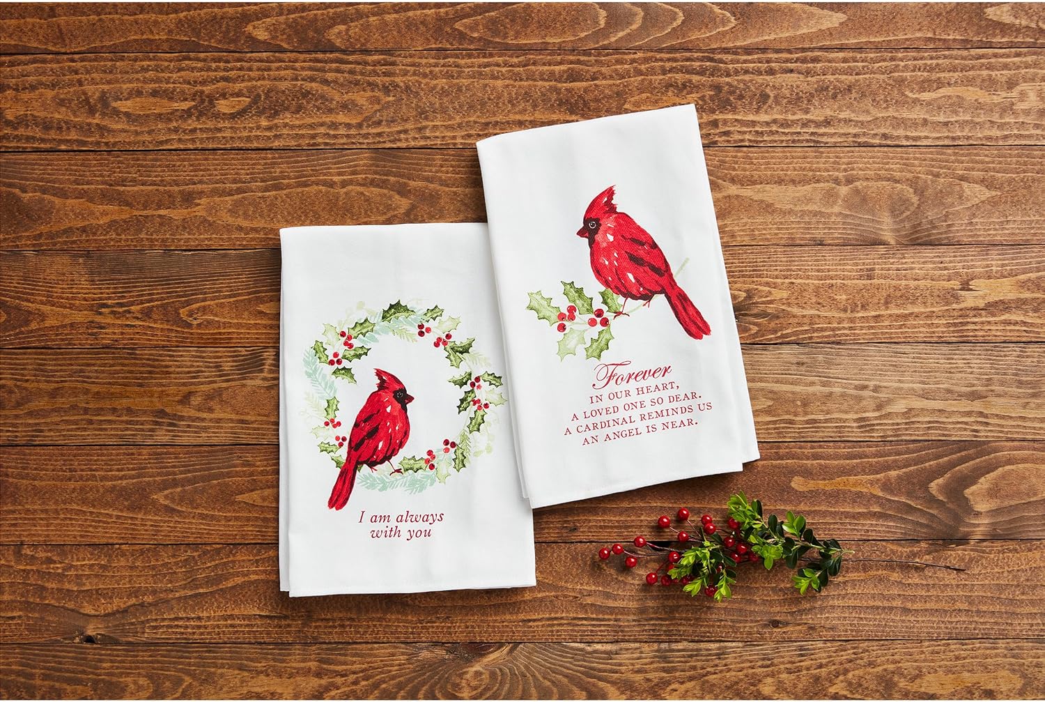 Mud Pie Cardinal Towel