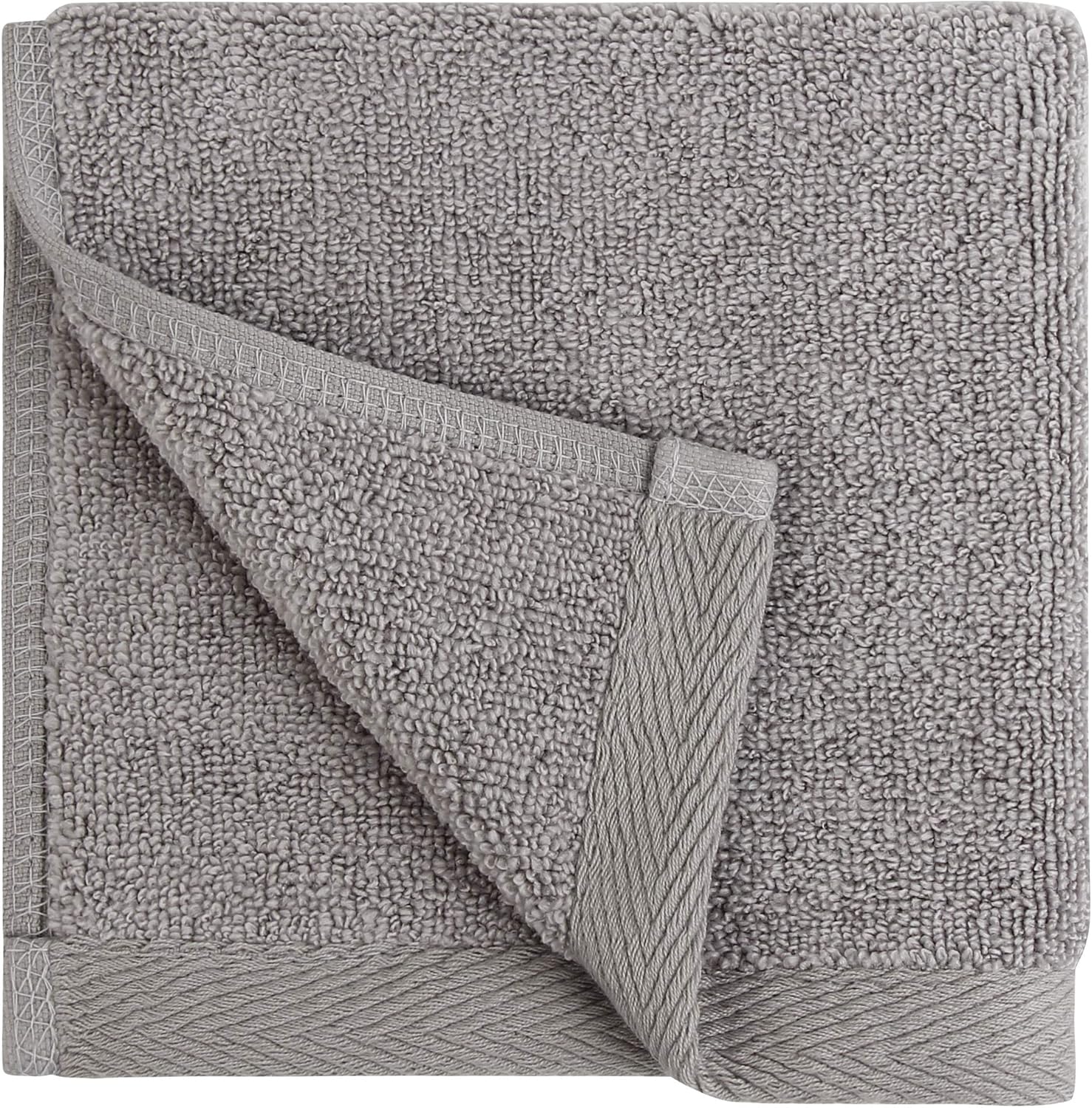 Everplush Flat Loop Washcloth Set Quick-Dry Soft