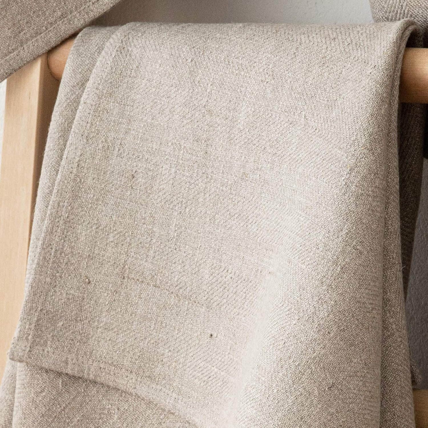 LinenMe Towels - 2 Big Bath Towels 2 Hand Towels Natural