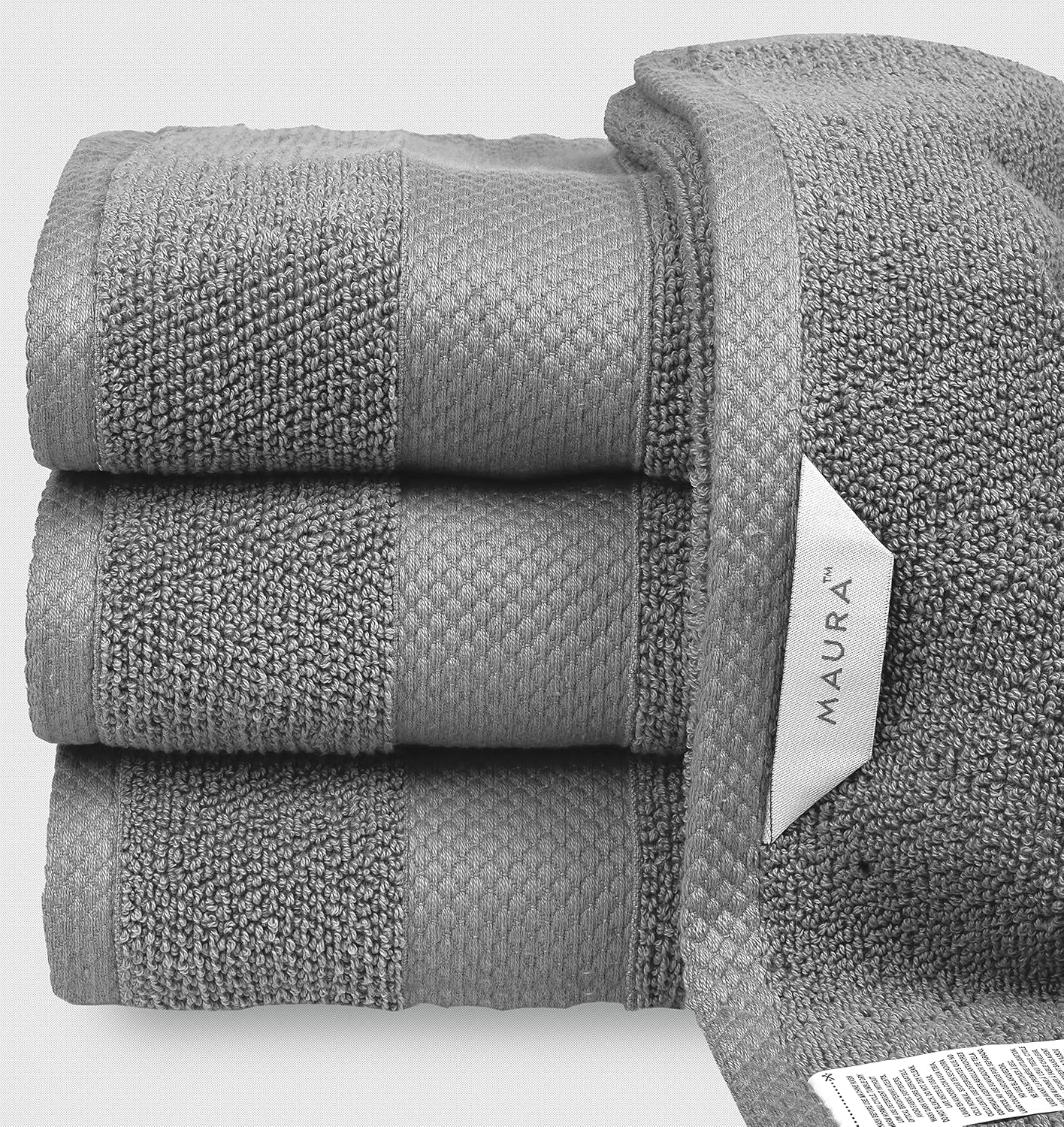 MAURA Premium 4-Piece cotton Terry Washcloths Set